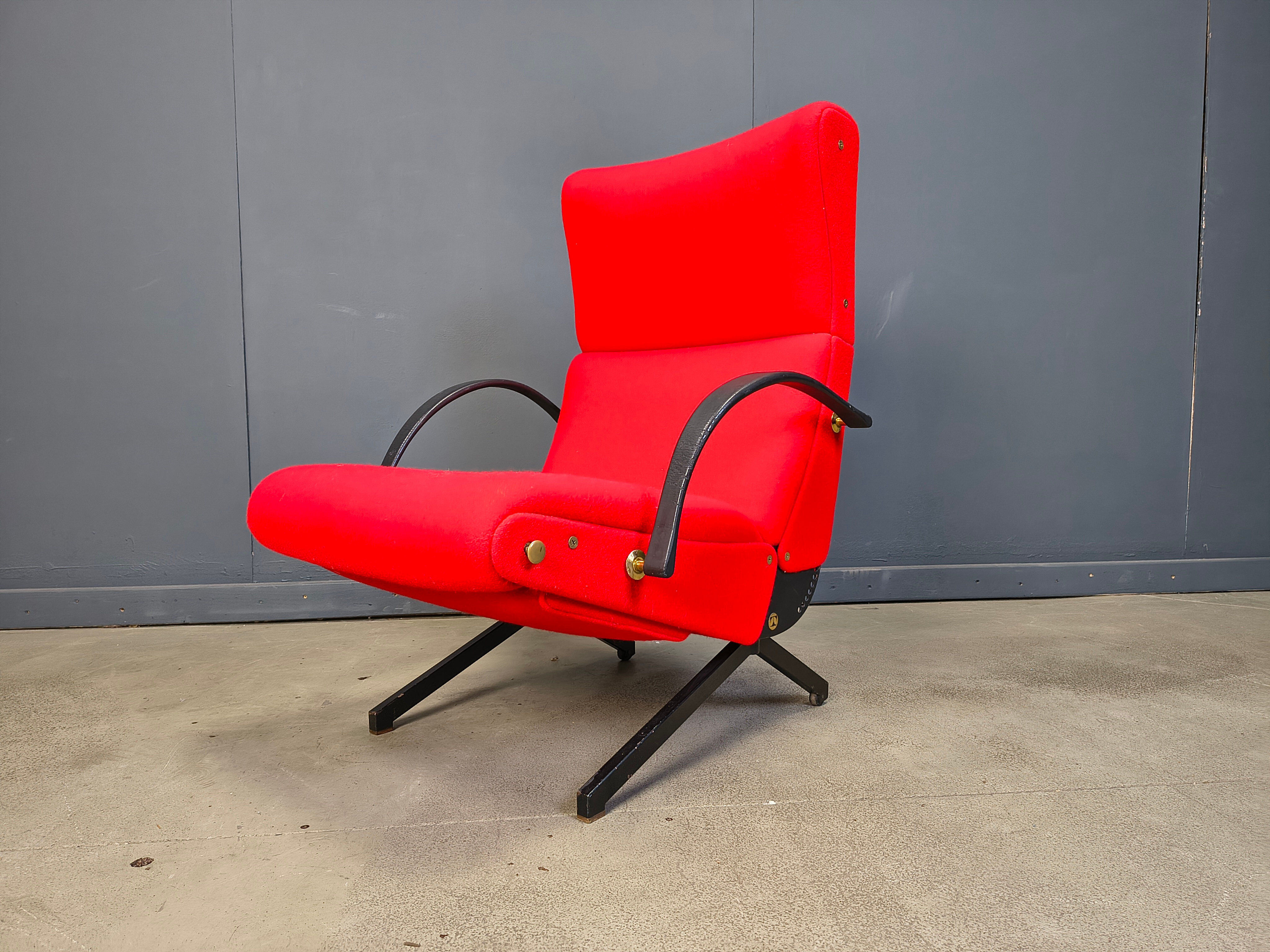 Vintage p40 lounge chair by Osvaldo Borsani for Tecno, 1960s