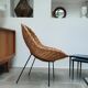 Paire de fauteuils corbeilles en rotin