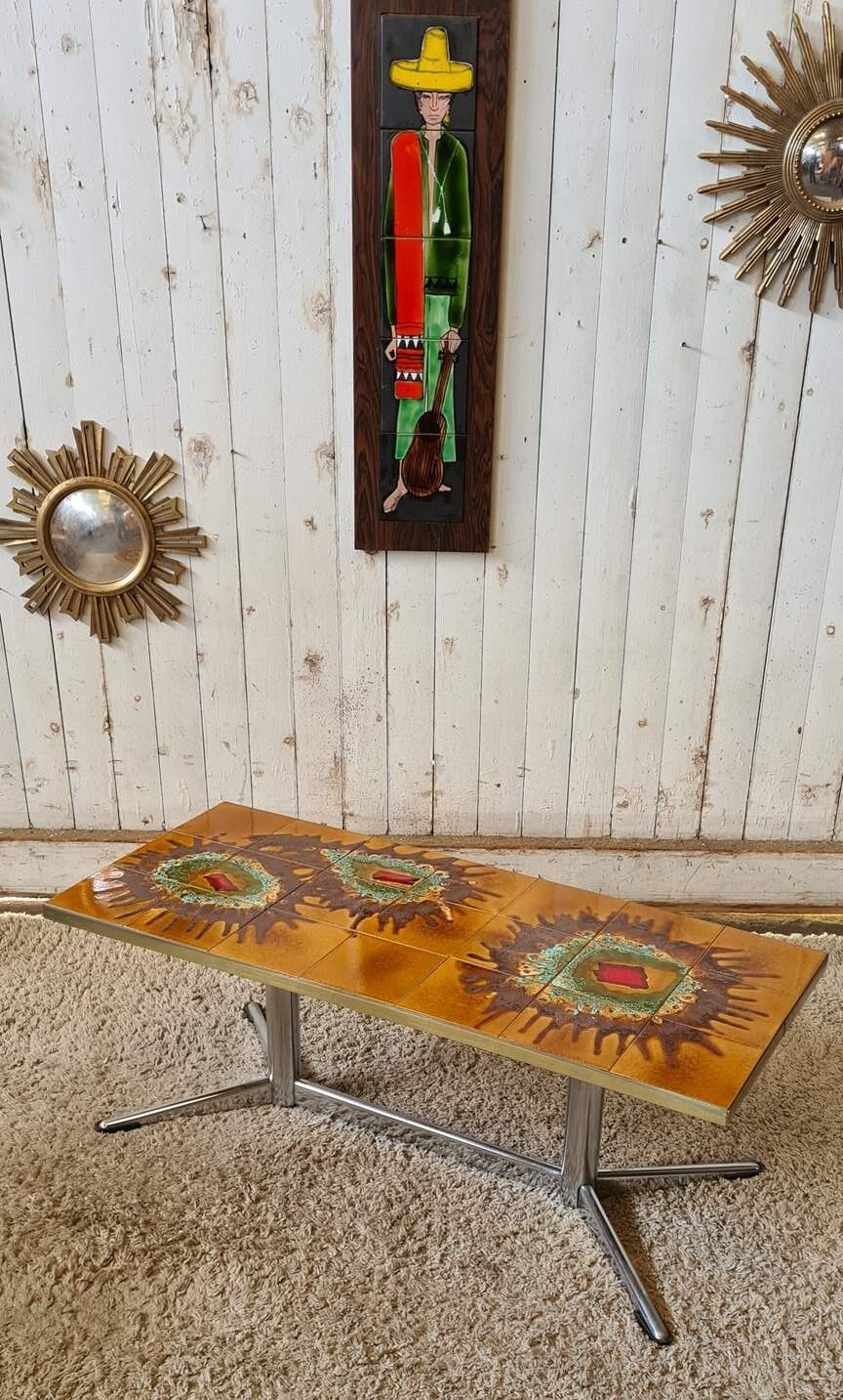 Table basse vintage années 70
