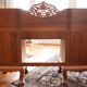 Vintage Vanity Desk, unique hand carved, Chiang Mai teak wood