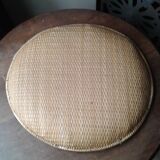 African braid basket mural