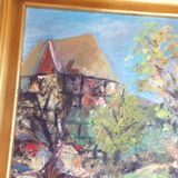 Signed landscape painting