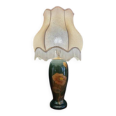 Green lamp in Art Deco style