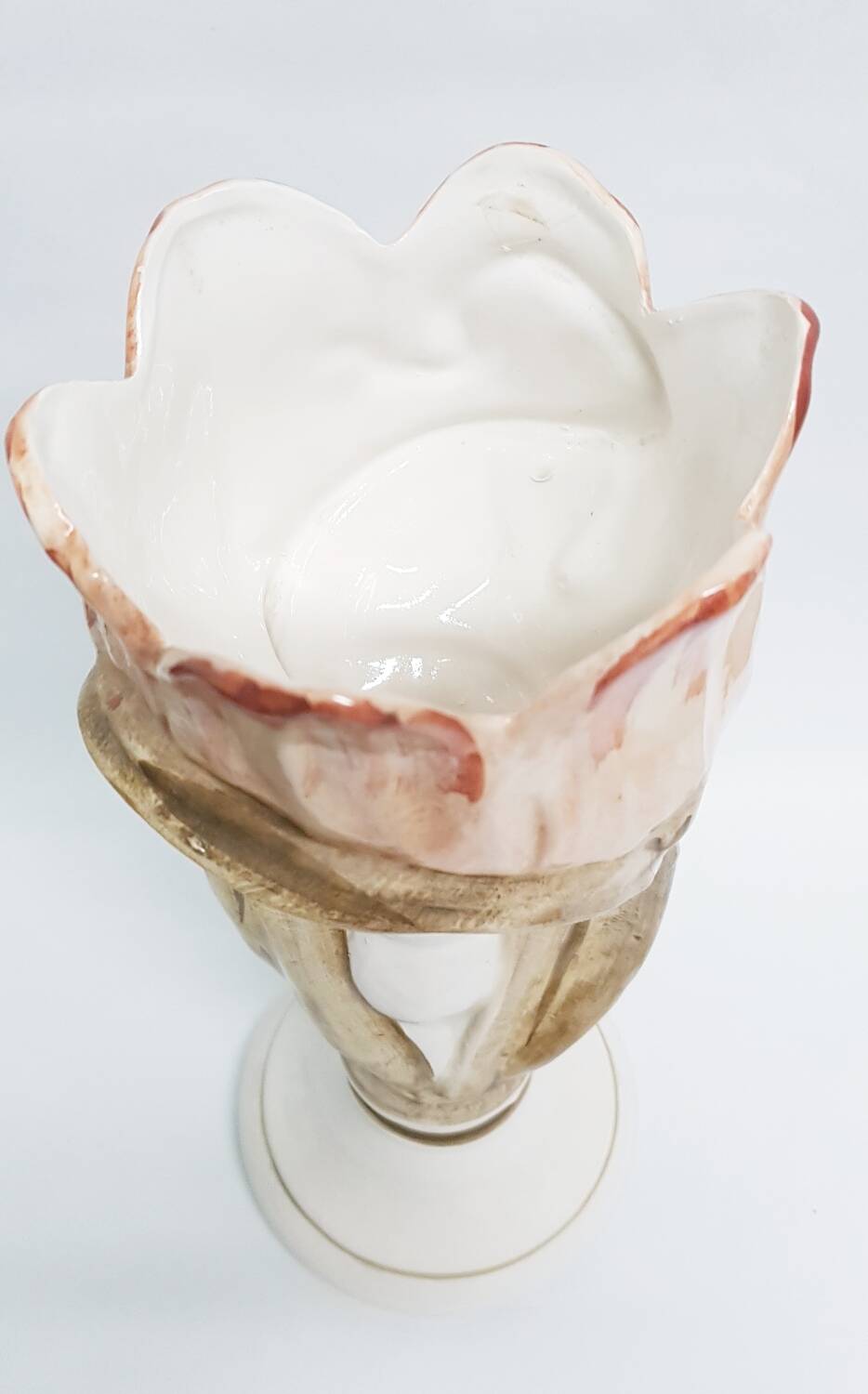 Grand vase à fleurs Capodimonte