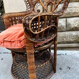 “Emmanuelle” rattan armchair, 1970