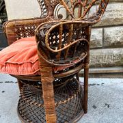 “Emmanuelle” rattan armchair, 1970