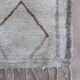 Beni Ourain Moroccan rug white - 300 x 164 cm