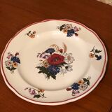 Set of 12 Sarreguemines plates