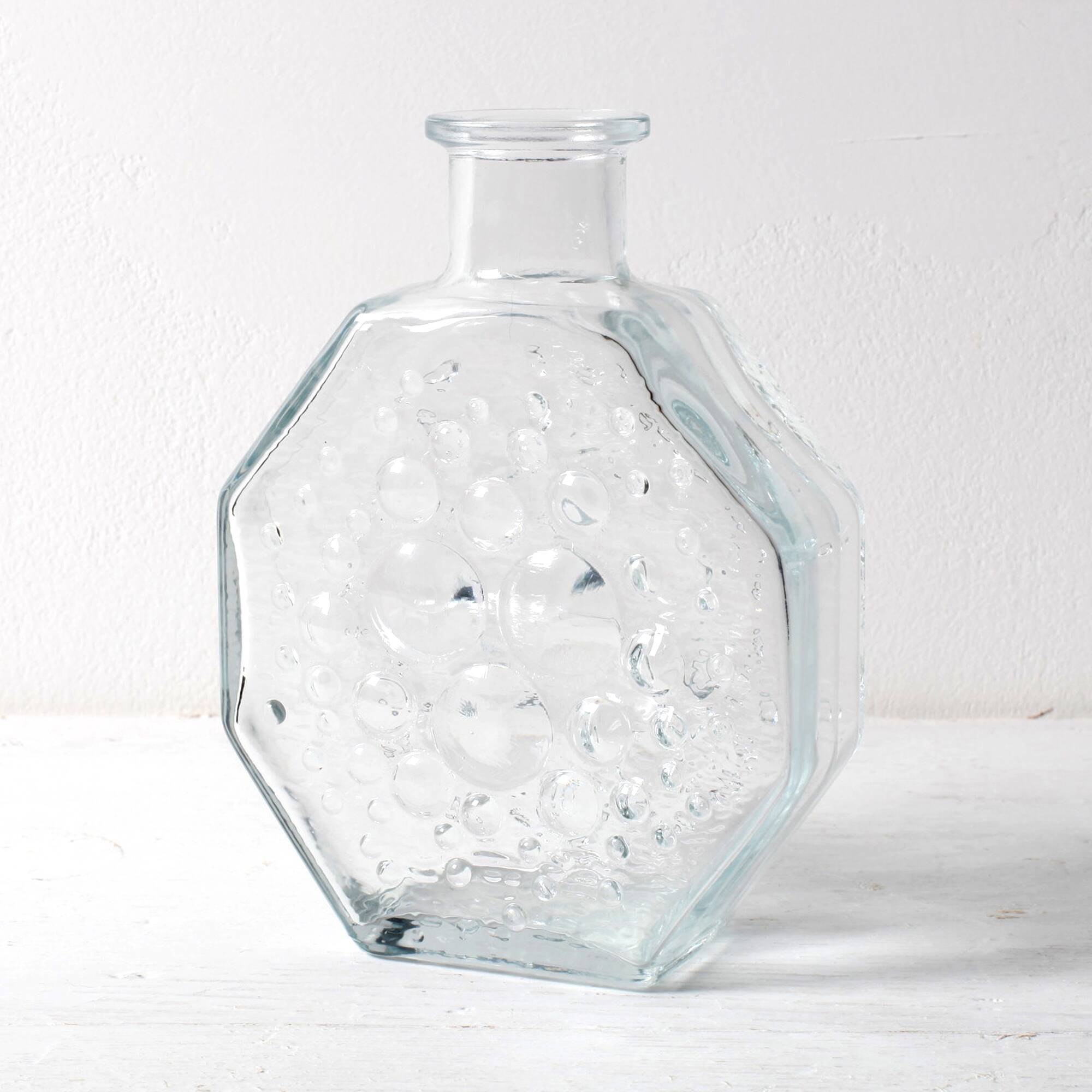 Mid-century Clear Stella Polaris Vase by Nanny Still for Riihimäki / 1967