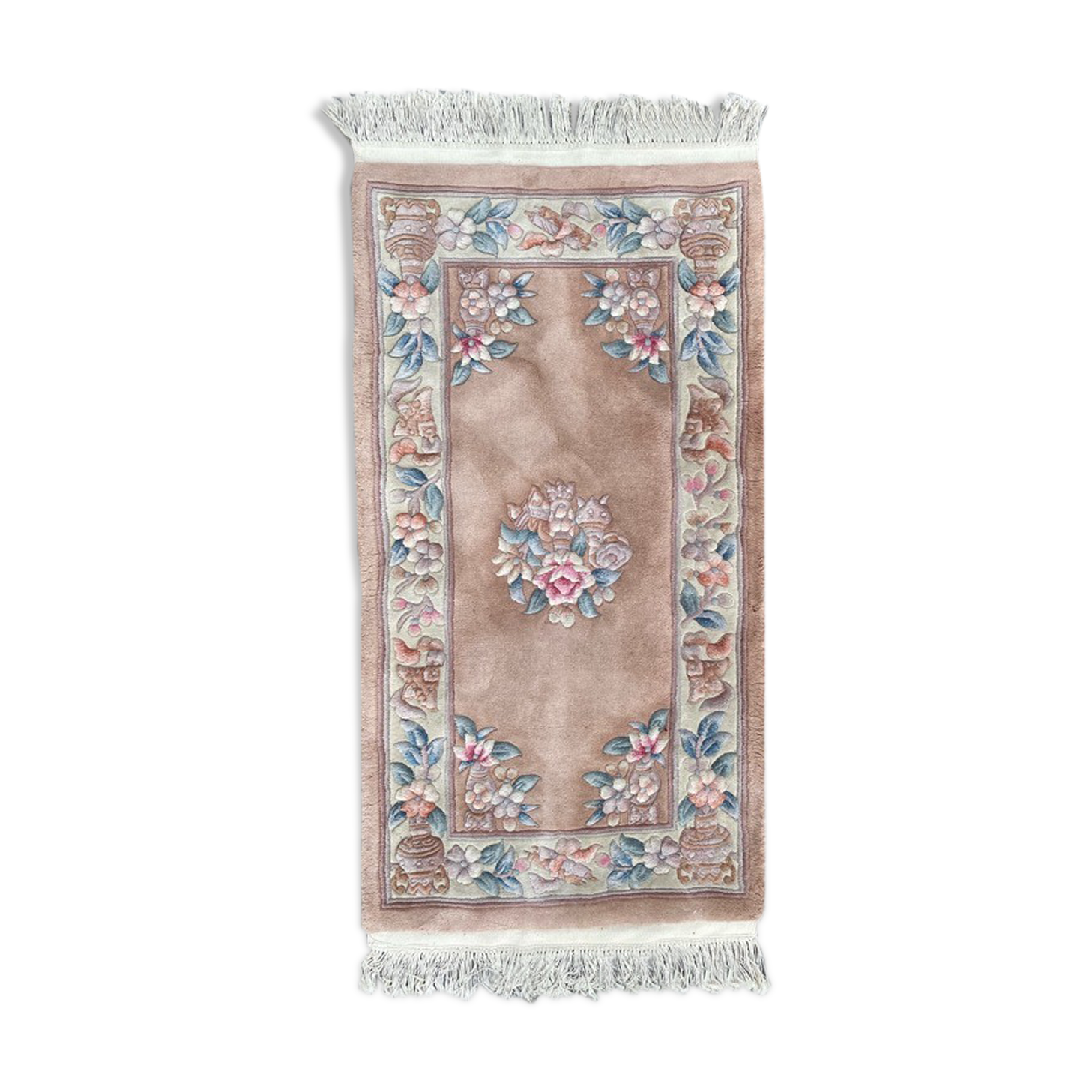 Vintage carpet china pekin 70x140 cm