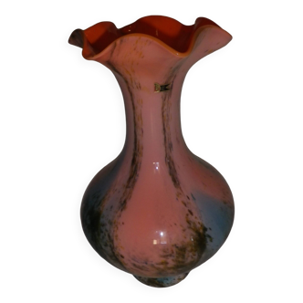 Murano vase with corolla neck