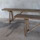 Pair of antique oak benches