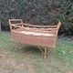 Vintage rattan baby cot