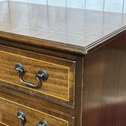 English mahogany commode from the 1950s.