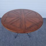 Set of 1 Table and 4 Chairs wrought iron 80s