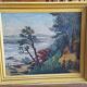 Tableau de Suzanne Pucheu Lashores le caon Cap Ferret 1930
