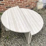 Table basse en travertin, Up&up ronde