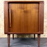 1960s 1970s Teak Sideboard Credenza Cabinet Danish Modern Design Denmark