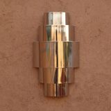 Applique murale chromée art déco