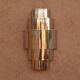 Chrome wall sconce Art Deco