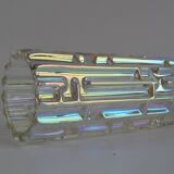 Vase original en verre « Maze » de Frantisek Vizner pour sklo union Rosice 1960s