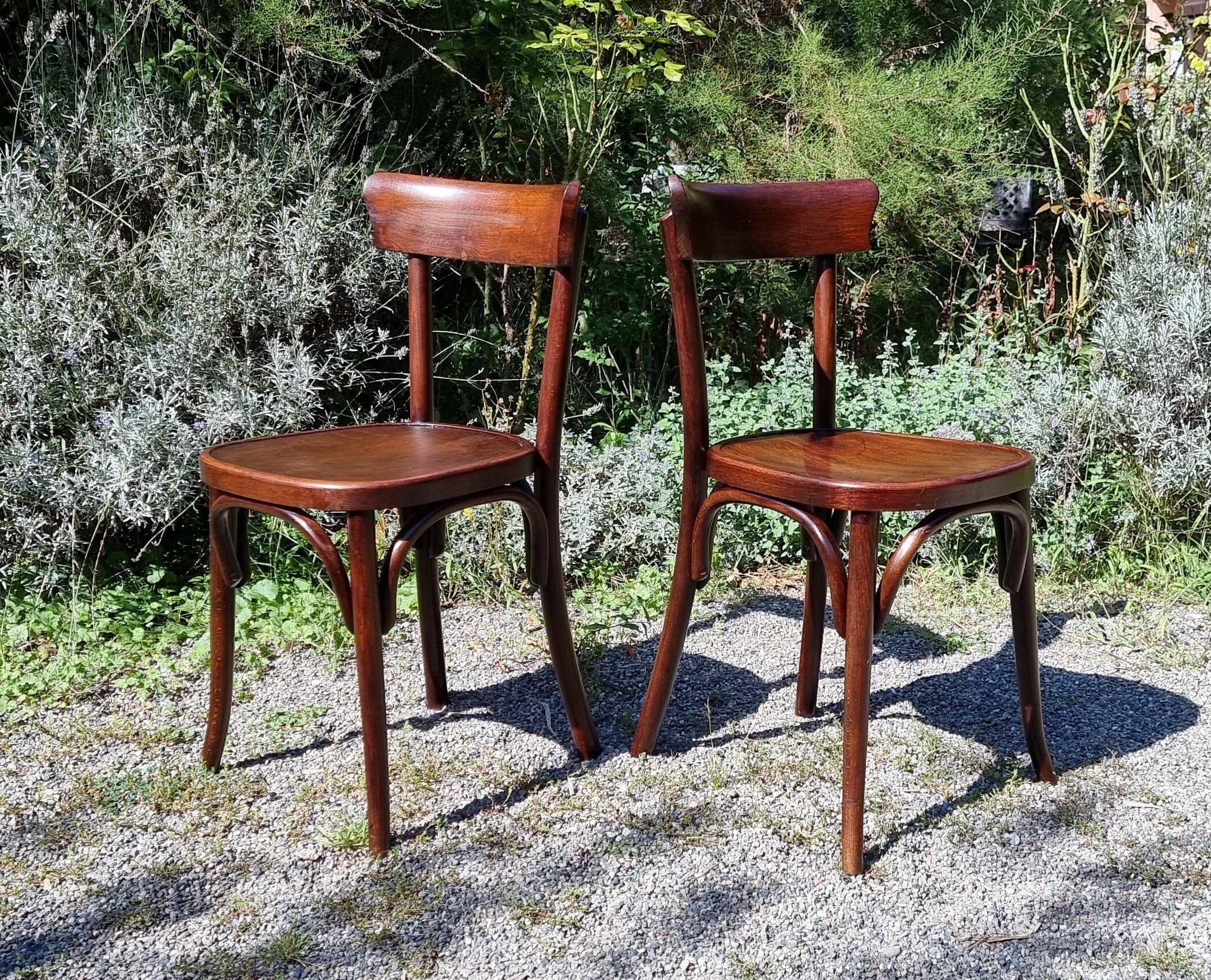 2 Fischel bistro chairs from the 30s