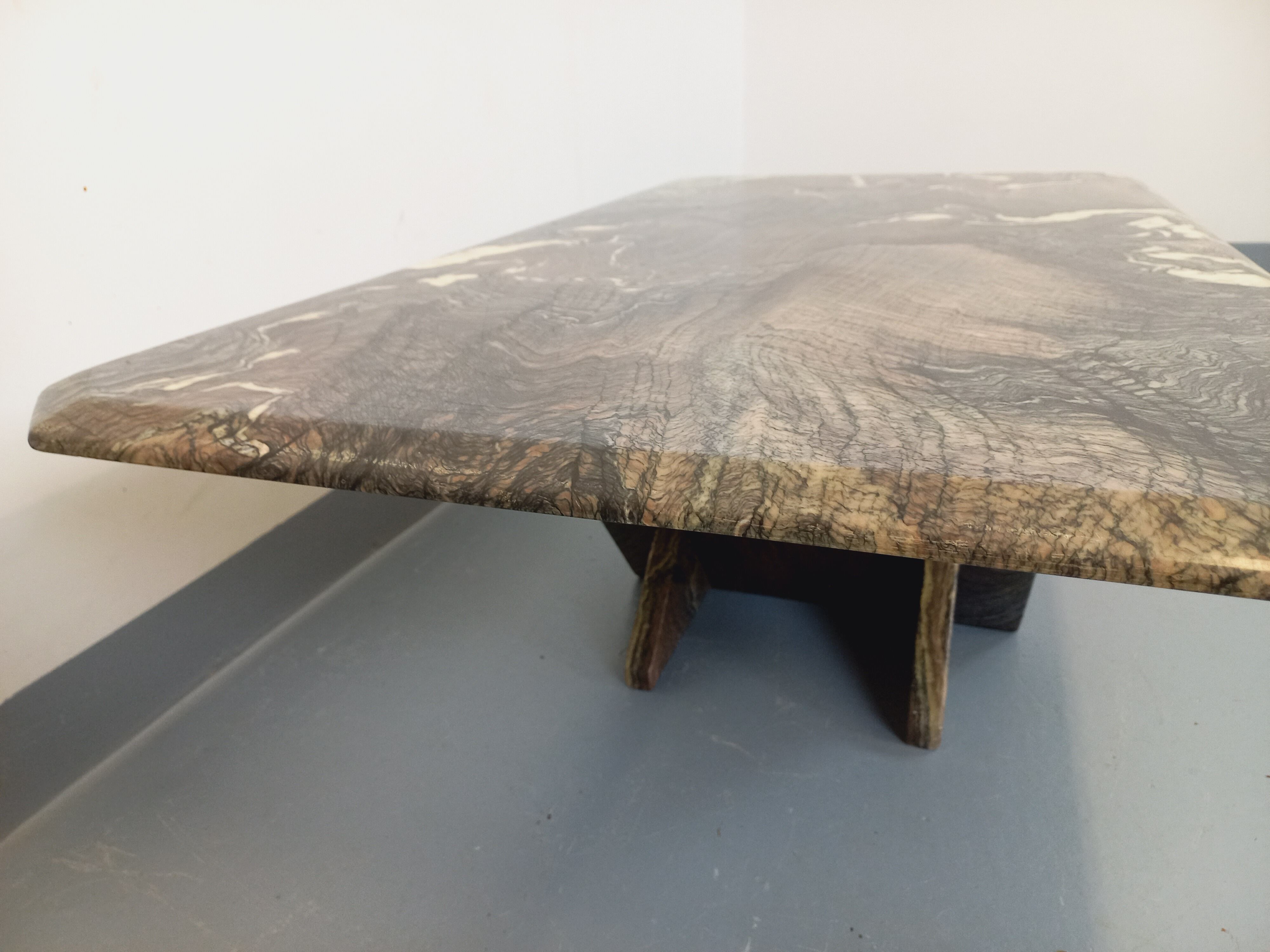 Vintage marble coffee table from the 1970s.