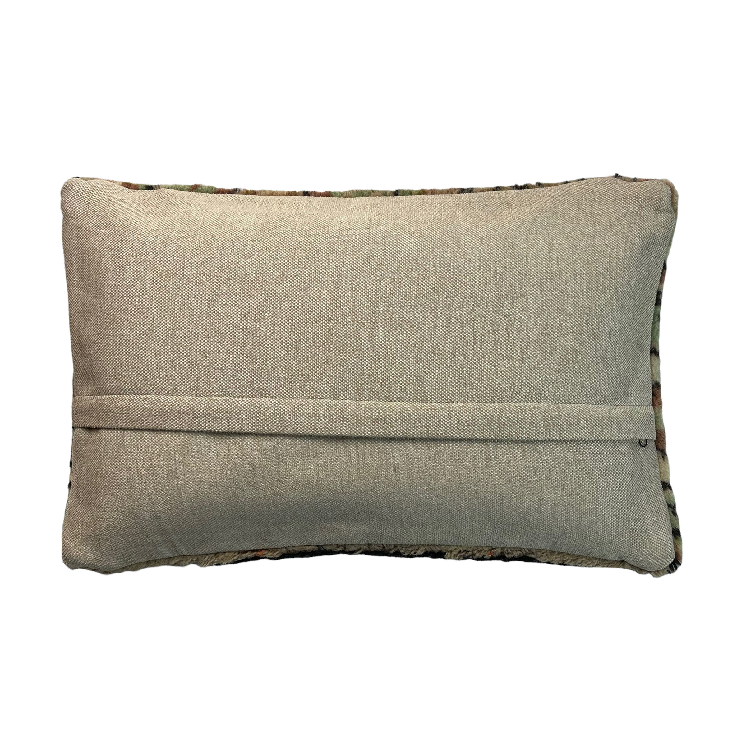 Vintage turkish rug cushion cover , 30 x 50 cm