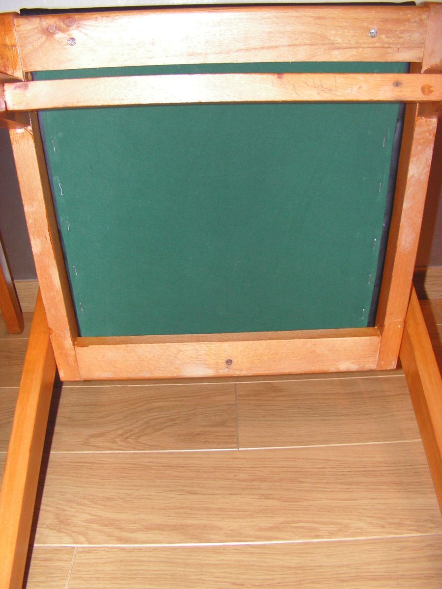 Pair of vintage bridge armchairs