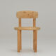 Set of 6 dining chairs in pine