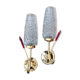 Pair of wall lamps 60s