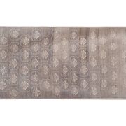 Vintage midcentury karapinar floral brown wool rug