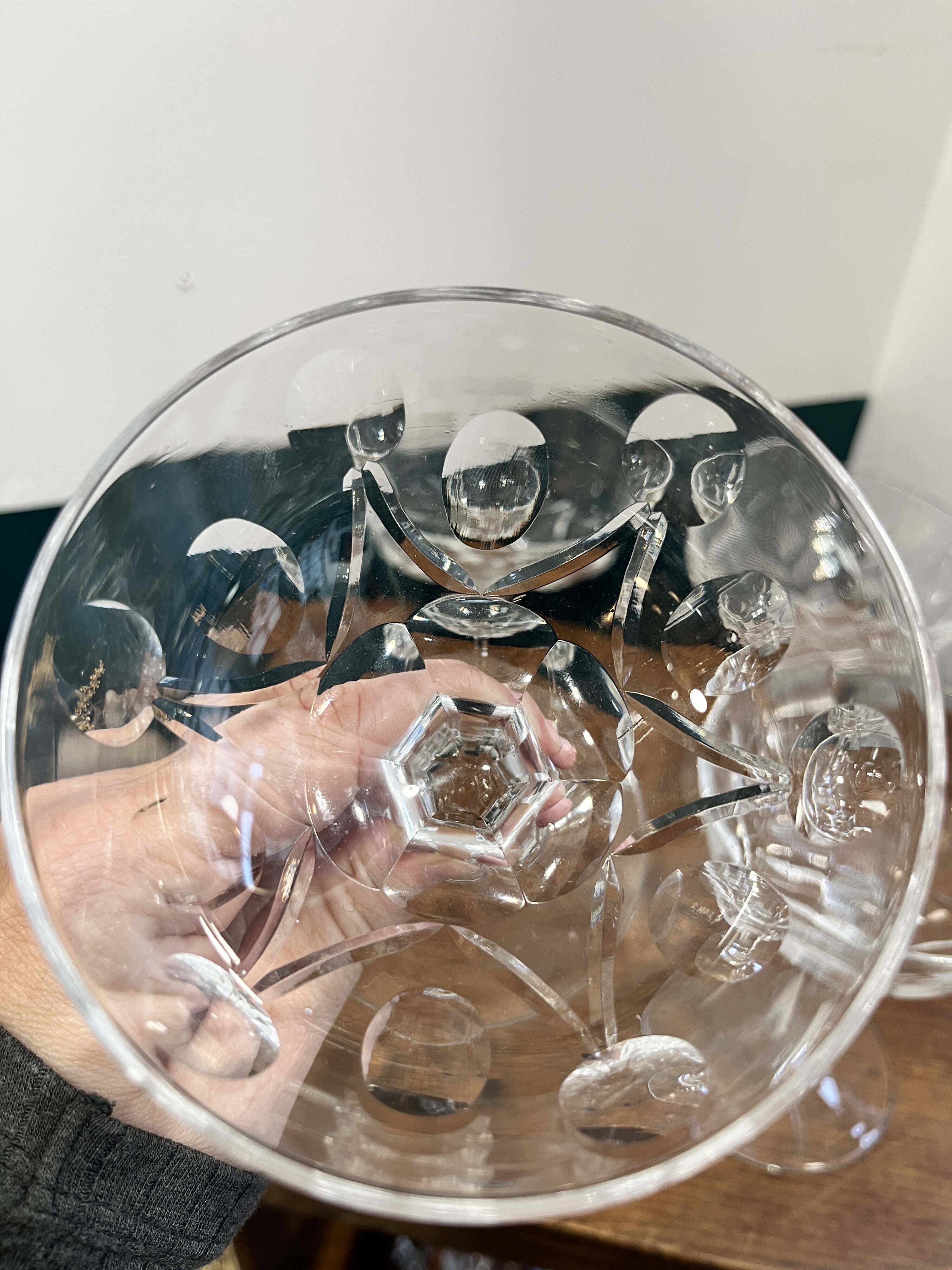 Saint louis crystal champagne cups