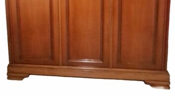 Louis Philippe style cherry wood wardrobe