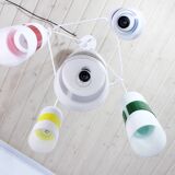 Chandelier with vintage suspensions