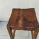 Old large vintage wooden stool for architect, painter, artist
