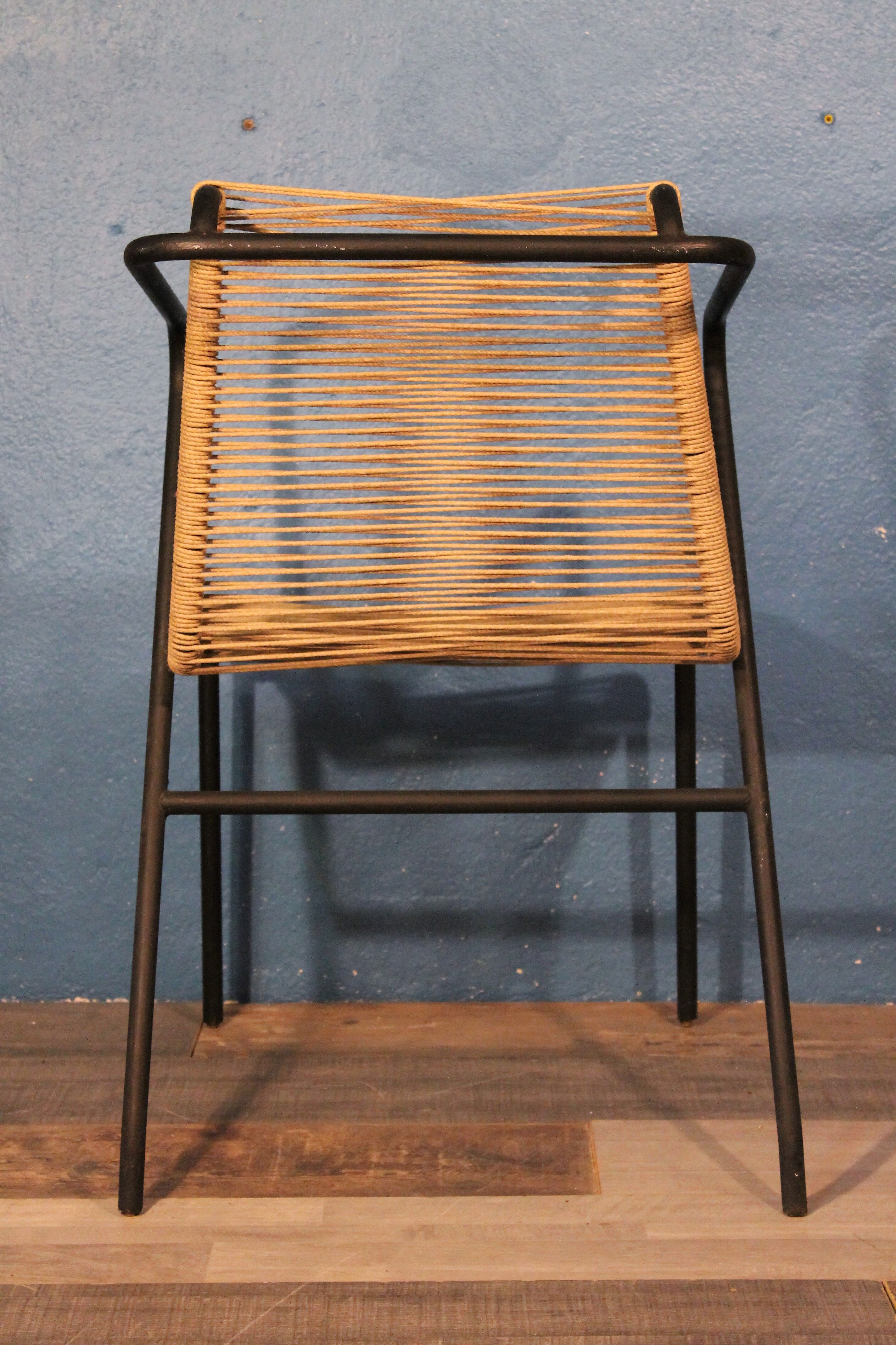 Metal & rope chair 1950
