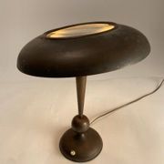 Mid-Century Brass Table Lamp by Oscar Torlasco, 1950s