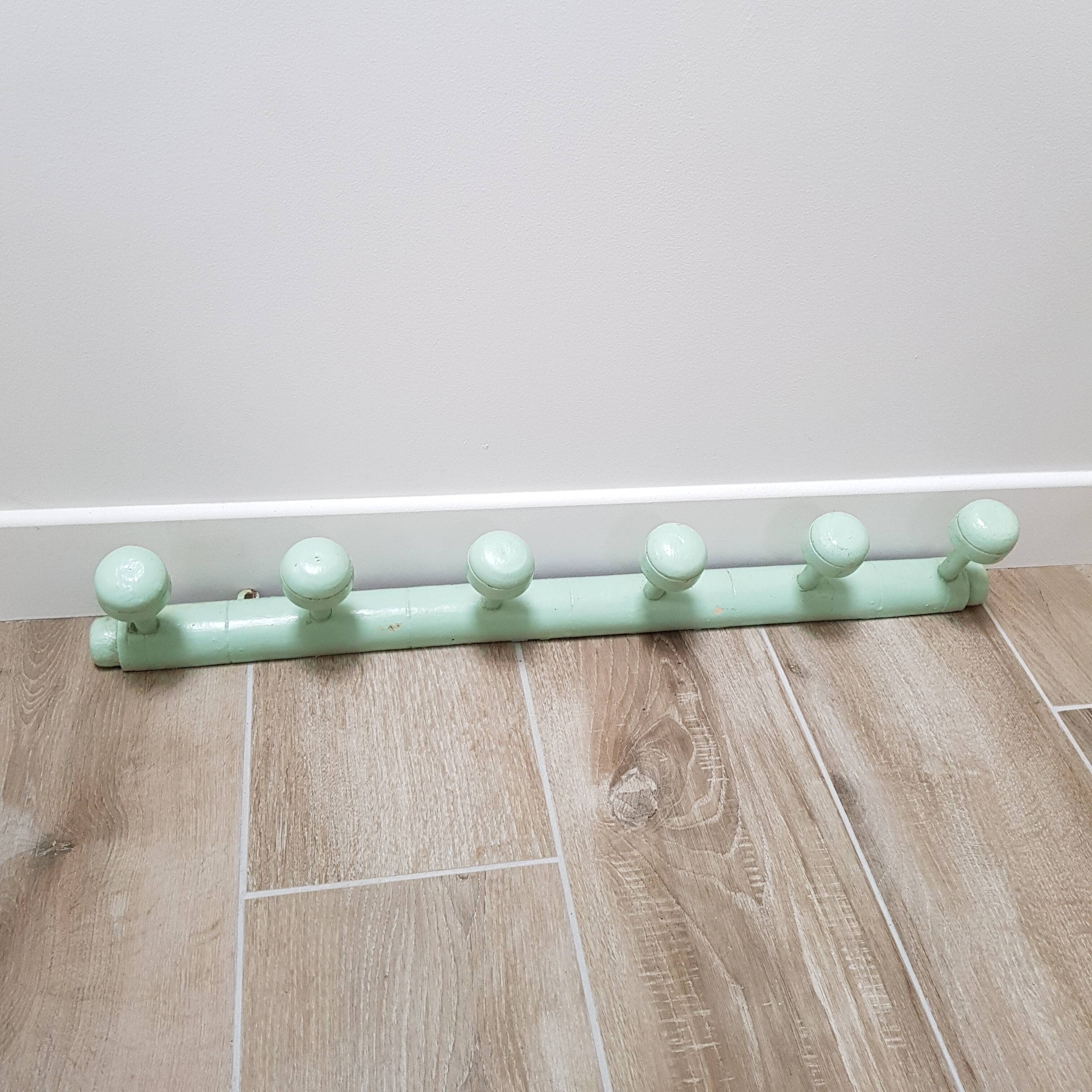 Peg wooden, 5 heads, mint