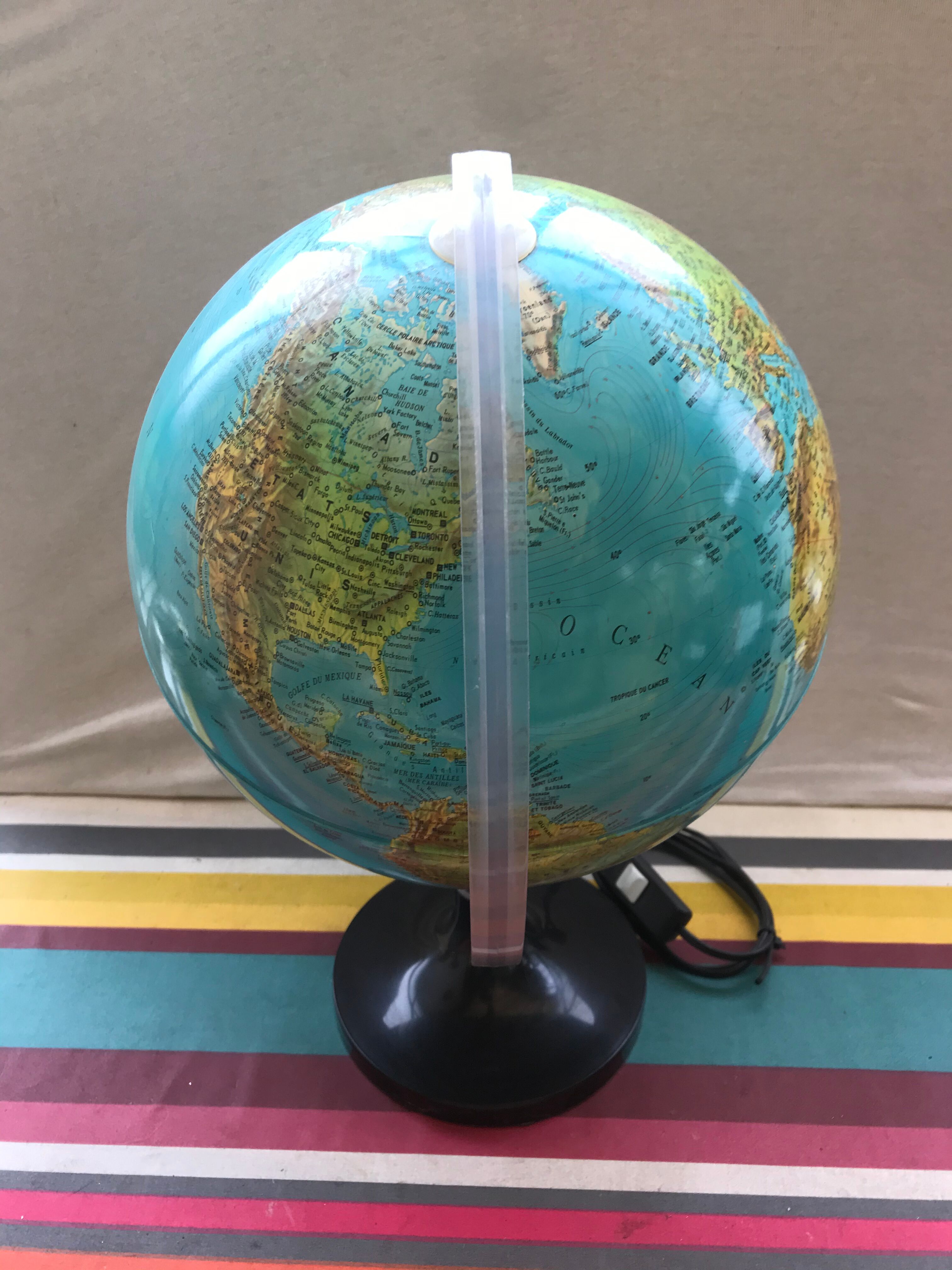 Former earth globe