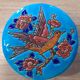 Antique box in Longwy enamels signed Nadia Finco