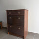 Solid wood shoe cabinet