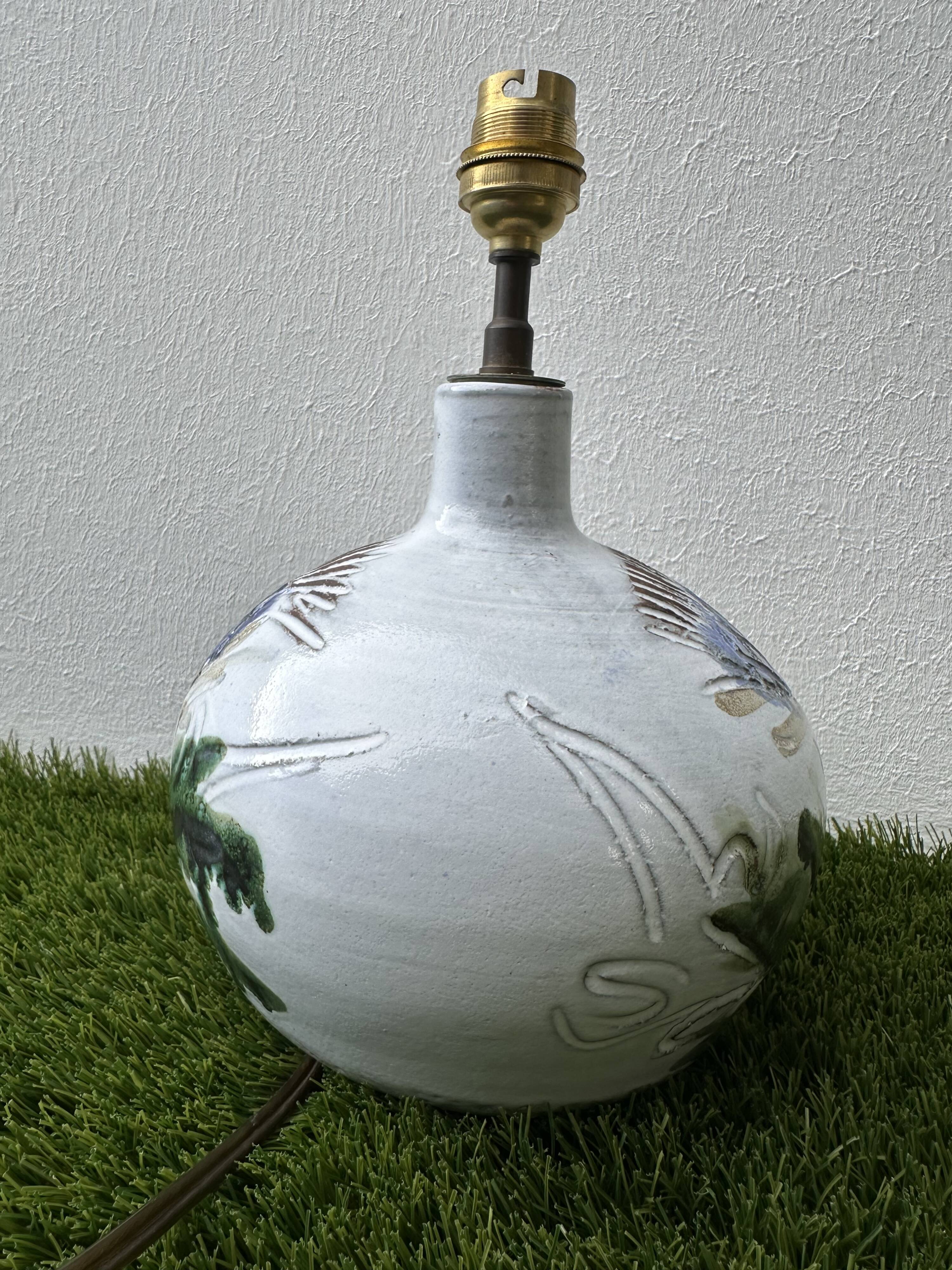 Albert Thiry ceramic lamp base