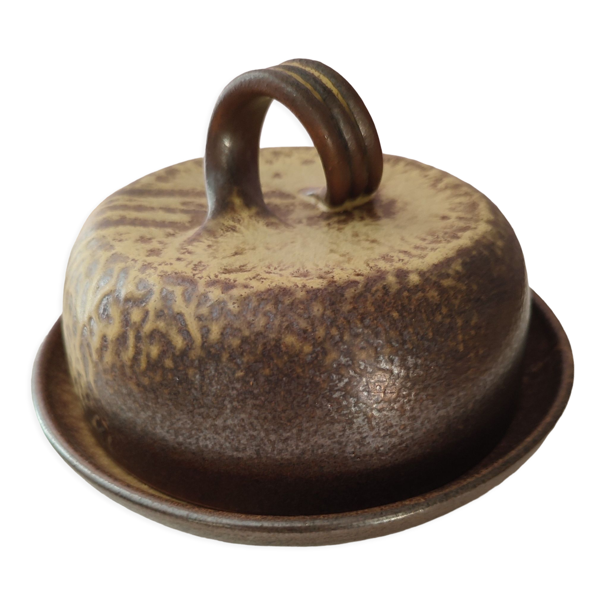 Sandstone butter dish