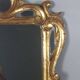 Antique mirror with carved wooden frame and original gilding, 53x37 cm, SD207.