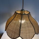 Rattan flower suspension