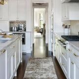 Brown Vintage Runner Rug, 70x295Cm SK 6998