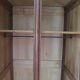 English asymmetrical chest of drawers - Art Deco - Mirror - 2 doors - 5 drawers - Mesh blond oak