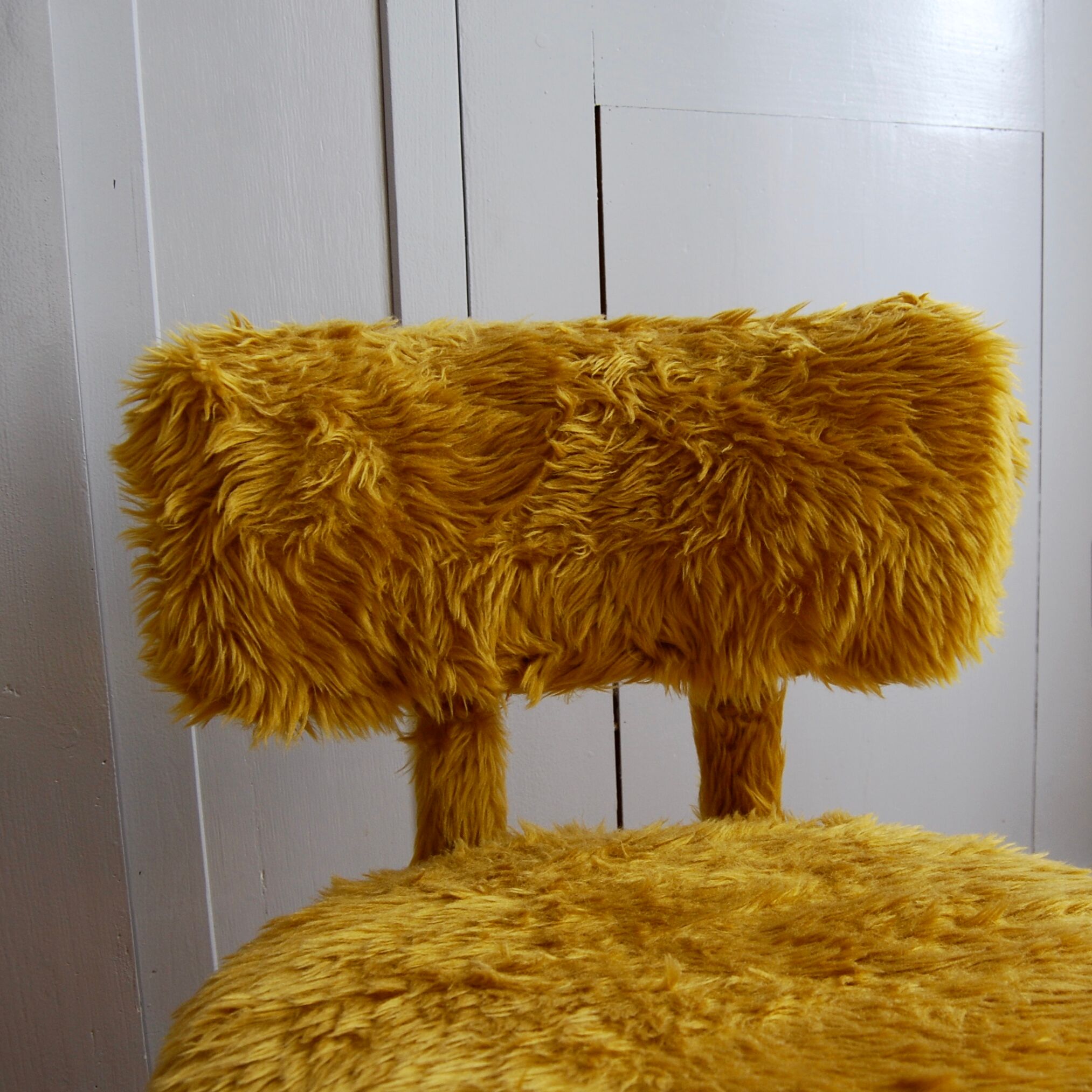 Chair yellow rug