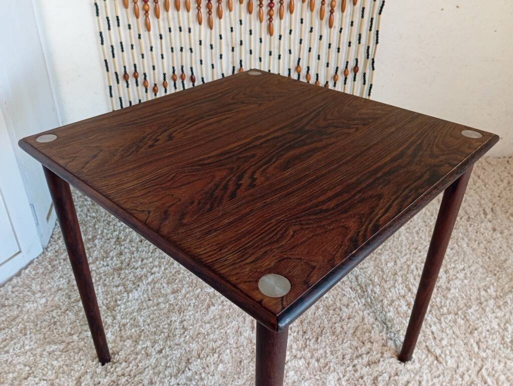 Table basse scandinave en palissandre Georg Petersens